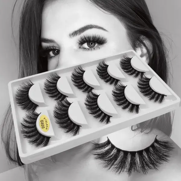 5 Pairs Multipack 3D Mink Lashes False Eyelashes